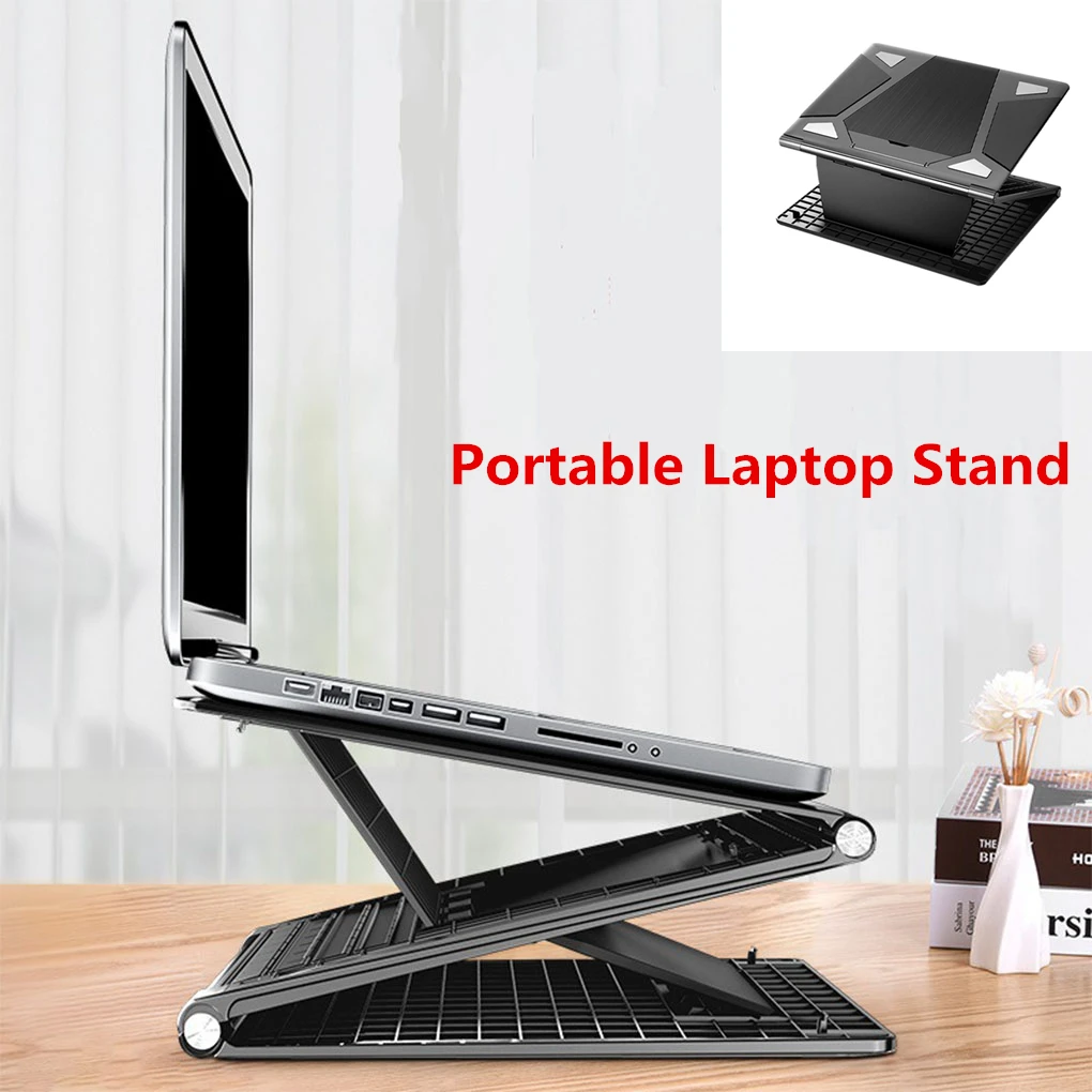 Portable Laptop Stand Home Office Height Adjustable Laptop Holder Bracket Non-slip Cooling Stand For Macbook Pro
Portable Laptop Stand Home Office Height Adjustable Laptop Holder Bracket Non-slip Cooling Stand For Macbook Pro