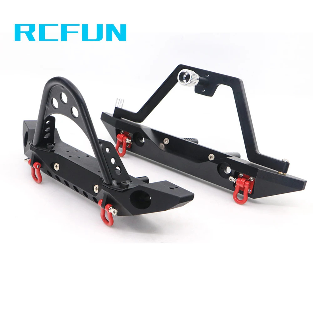 rc RCFUN TRX-4 Universal Metal Front and Rear Bumper for 1:10 RC Crawler Car Defender Axial SCX10
rc RCFUN TRX-4 Universal Metal Front and Rear Bumper for 1:10 RC Crawler Car Defender Axial SCX10