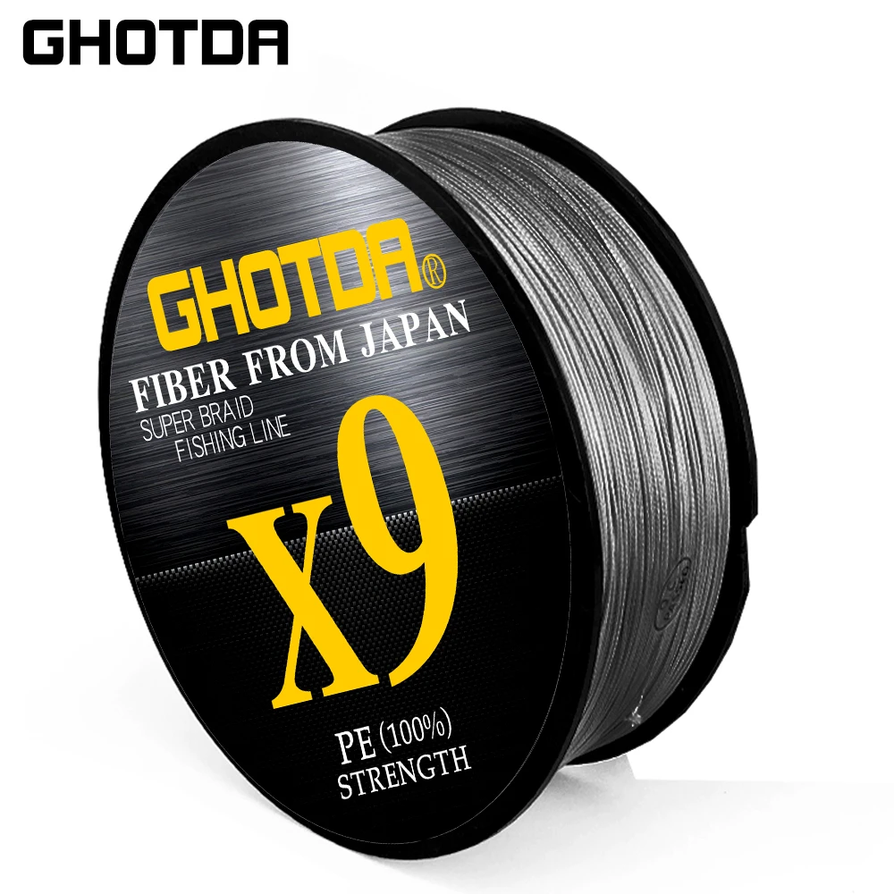 GHOTDA 500M 300M 9 Weaves Strands PE Ultra-casting Braided Multifilament PE Fishing Line Braided
GHOTDA 500M 300M 9 Weaves Strands PE Ultra-casting Braided Multifilament PE Fishing Line Braided