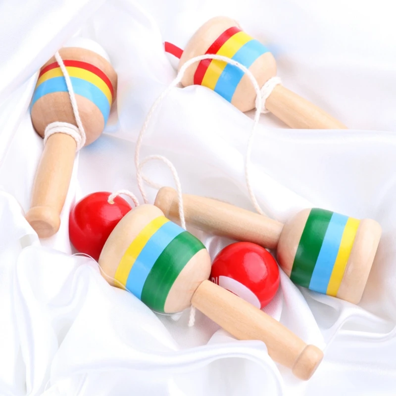 1Set Brain Developmental Baby Toy Wood Kendama Toy for Toddlers Toss and Catch Game Ball Educational Coordination Toy
1Set Brain Developmental Baby Toy Wood Kendama Toy for Toddlers Toss and Catch Game Ball Educational Coordination Toy