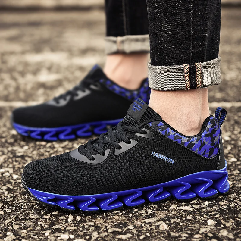 2021 Fashion Breathable Men Running Shoes Damping Sneakers Blade Sole Men's Sport Shoes Mesh Shoes Training Zapatillas Hombre
2021 Fashion Breathable Men Running Shoes Damping Sneakers Blade Sole Men's Sport Shoes Mesh Shoes Training Zapatillas Hombre