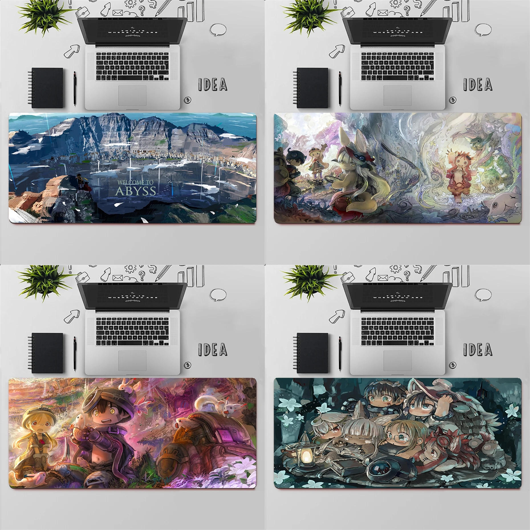 Gaming Mouse Pad Large Mouse Pad PC Gamer Computer Mouse Mat Big Mousepad Keyboard Desk Mat XXL Carpet Made in Abyss Mause Pad
Gaming Mouse Pad Large Mouse Pad PC Gamer Computer Mouse Mat Big Mousepad Keyboard Desk Mat XXL Carpet Made in Abyss Mause Pad