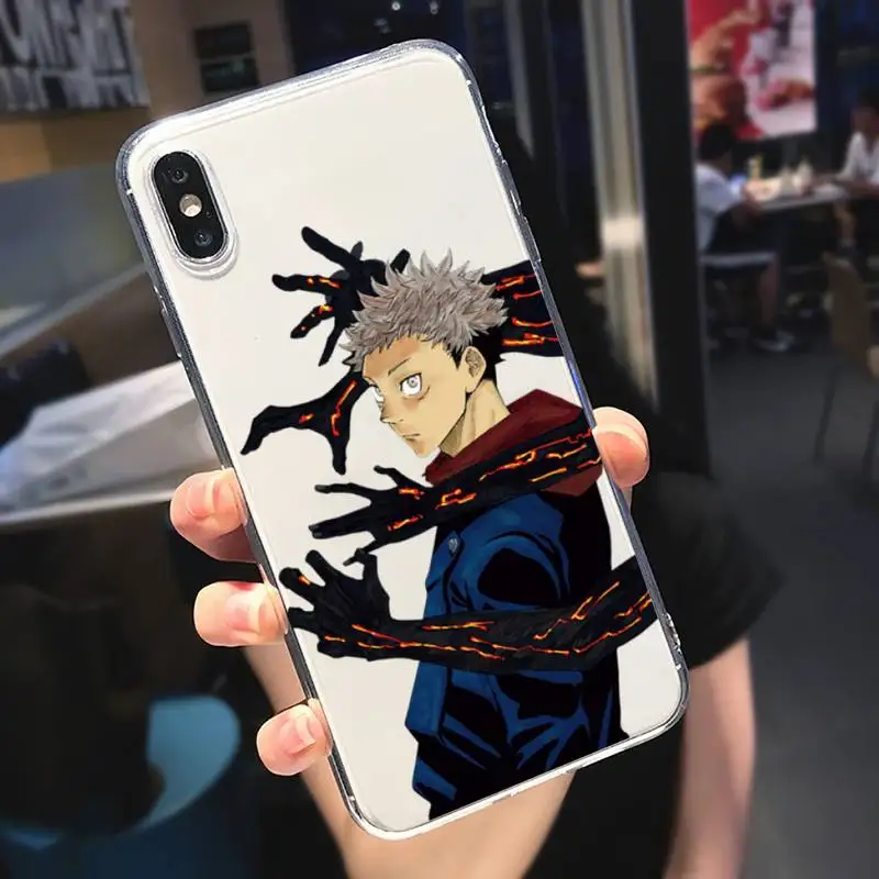 Anime Cartoon Jujutsu Kaisen Phone Case Transparent soft For iphone 5 5s 5c se 6 6s 7 8 11 12 plus mini x xs xr pro max
Anime Cartoon Jujutsu Kaisen Phone Case Transparent soft For iphone 5 5s 5c se 6 6s 7 8 11 12 plus mini x xs xr pro max
