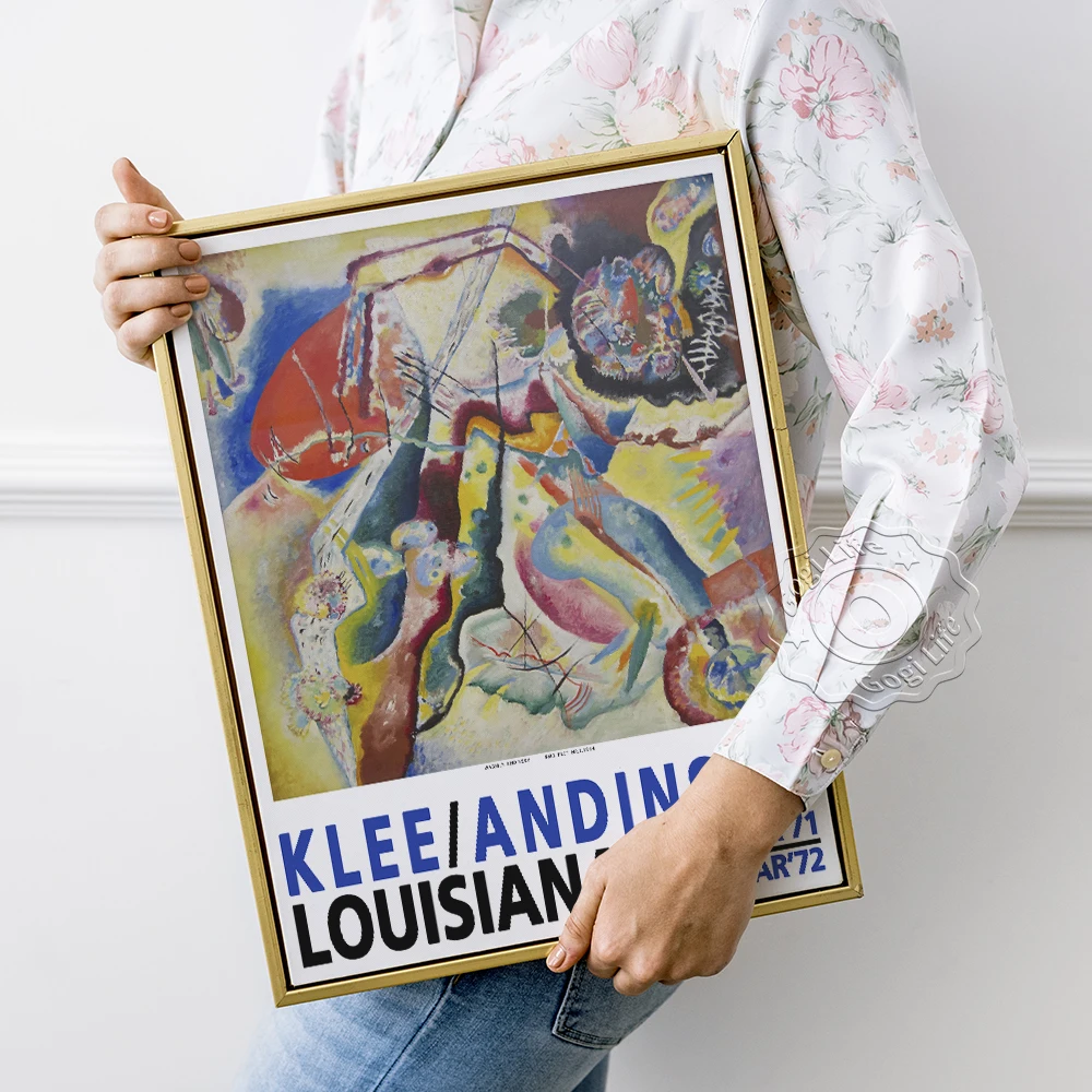 Kandinsky Klee Original Vintage Exhibition Print Poster, Home Decor Wall Sticker, Louisiana Museum 1970s Exhibitio Wall Picture
Kandinsky Klee Original Vintage Exhibition Print Poster, Home Decor Wall Sticker, Louisiana Museum 1970s Exhibitio Wall Picture