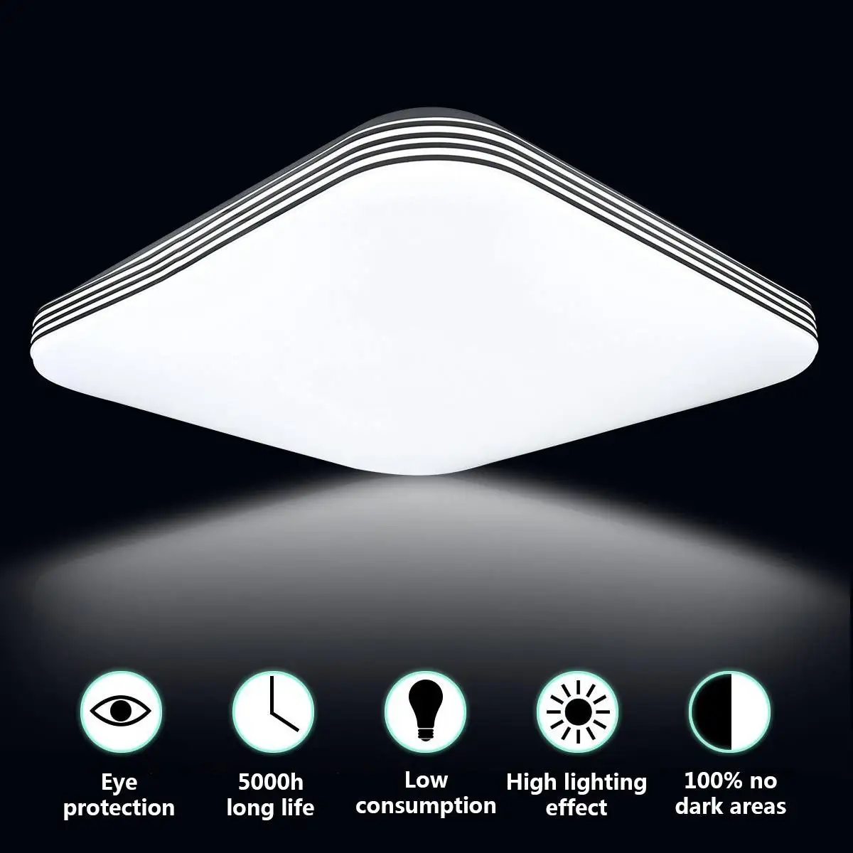 1600LM 16W LED Ceiling Lights Modern Lamp Living Room Lighting Fixture Bedroom Kitchen Surface Mount Flush Panel
1600LM 16W LED Ceiling Lights Modern Lamp Living Room Lighting Fixture Bedroom Kitchen Surface Mount Flush Panel
