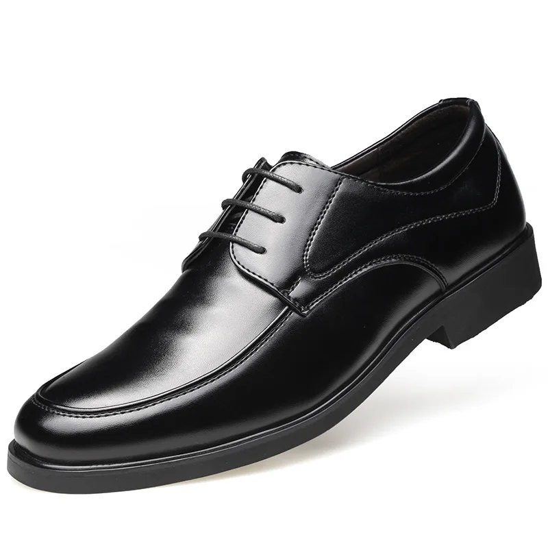 A79 Men's Shoes Formal Leather Shoes Lace-up Autumn Men's Business Casual Round Head Breathable Office Soft Leather Work Shoes
A79 Men's Shoes Formal Leather Shoes Lace-up Autumn Men's Business Casual Round Head Breathable Office Soft Leather Work Shoes