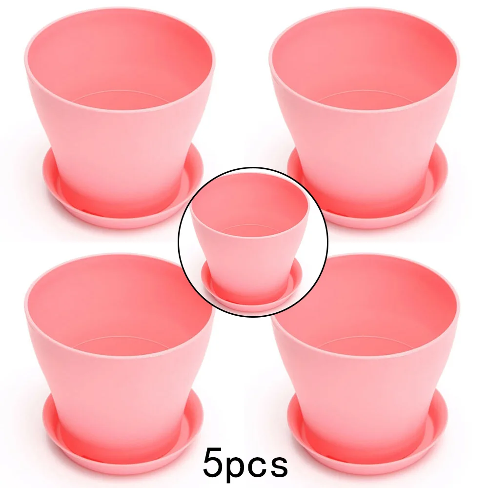 5PCS 10cm * 8.5cm * 7cm Colorful Decorative Flower Pots Gloss Plastic Resin Plant Planter Saucer Tray Home Outdoor Garden Decor
5PCS 10cm * 8.5cm * 7cm Colorful Decorative Flower Pots Gloss Plastic Resin Plant Planter Saucer Tray Home Outdoor Garden Decor
