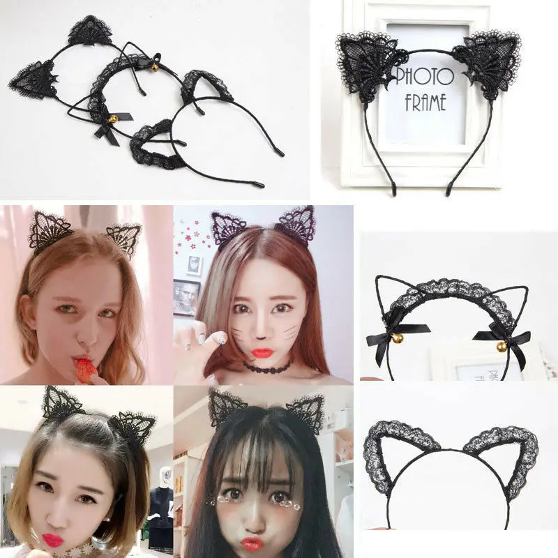 Fashion Women Cute Lace Cat Ears Hairband Lace Headband Wrap Gift Cosplay Hairband
Fashion Women Cute Lace Cat Ears Hairband Lace Headband Wrap Gift Cosplay Hairband
