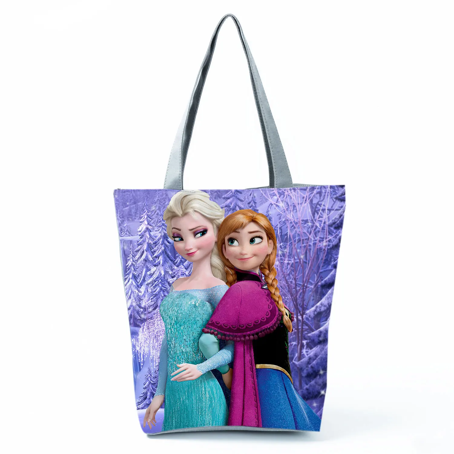 Frozen Printed Handbags Travel Women Large Capacity Reusable Shopping Bag Girl Blue Cartoon Beach Shoulder Bag Custom Pattern
Frozen Printed Handbags Travel Women Large Capacity Reusable Shopping Bag Girl Blue Cartoon Beach Shoulder Bag Custom Pattern