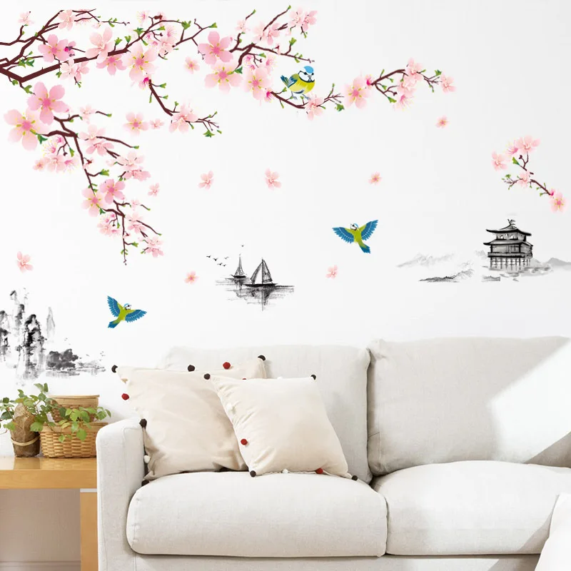 Tree Branch and Bird 3D Pink Removable Peach Plum Cherry Blossom Flower Butterfly Vinyl Art Decal Wall Home Sticker Room Decor
Tree Branch and Bird 3D Pink Removable Peach Plum Cherry Blossom Flower Butterfly Vinyl Art Decal Wall Home Sticker Room Decor