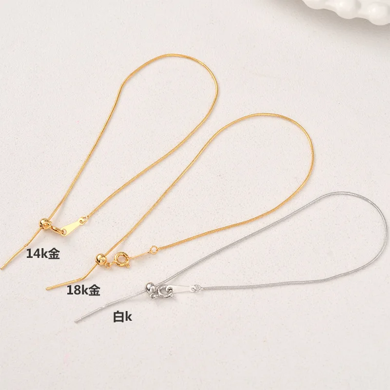 Real Brass Simple Adjustable Bracelet Snake Bone Chain For DIY Fashion Jewelry Making Bracelet Accessories
Real Brass Simple Adjustable Bracelet Snake Bone Chain For DIY Fashion Jewelry Making Bracelet Accessories