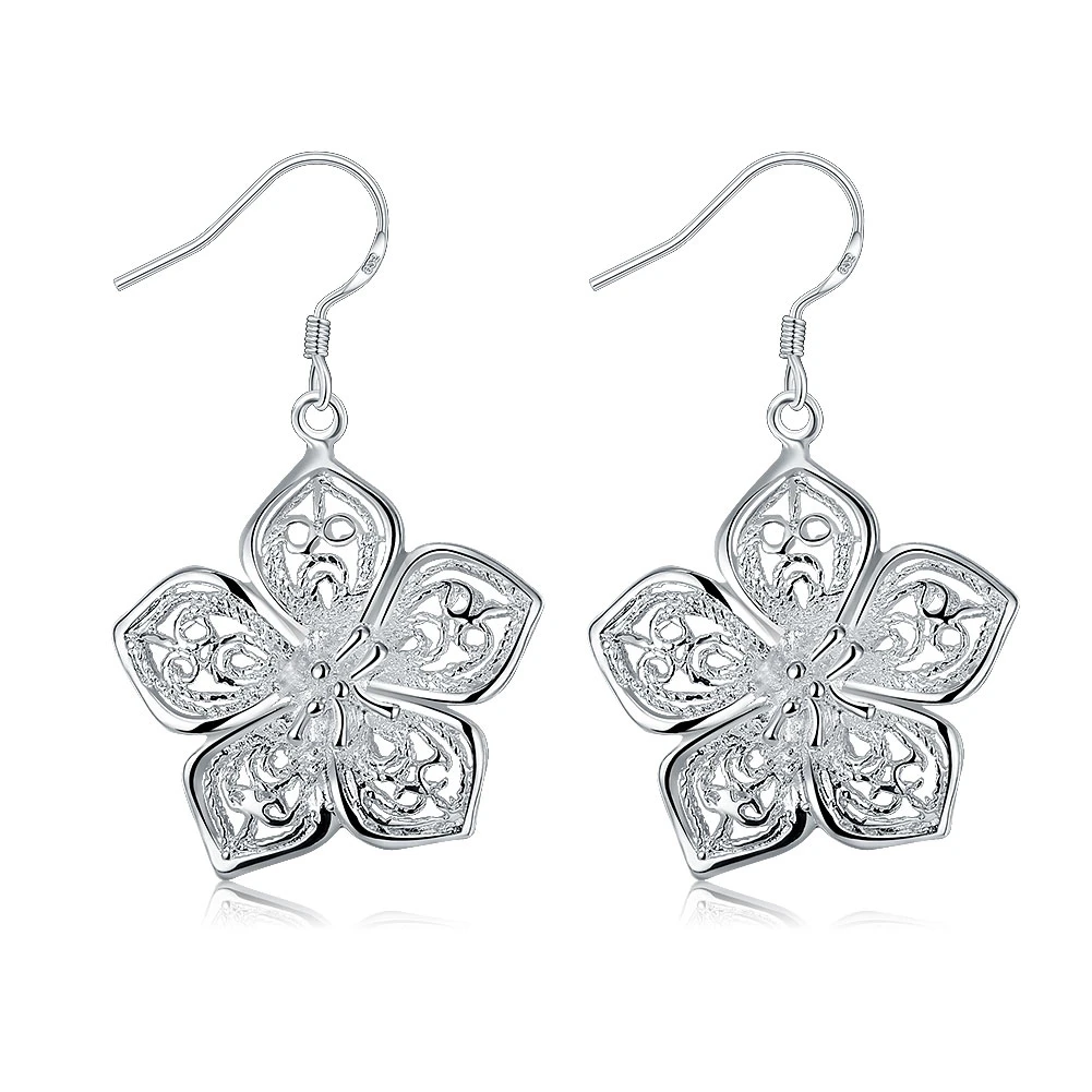 ZEMIOR The New Fashion For Women Flower Earrings Beautiful Simple Vintage Flower Shape Earrings Jewelry Gift Best Selling 
ZEMIOR The New Fashion For Women Flower Earrings Beautiful Simple Vintage Flower Shape Earrings Jewelry Gift Best Selling