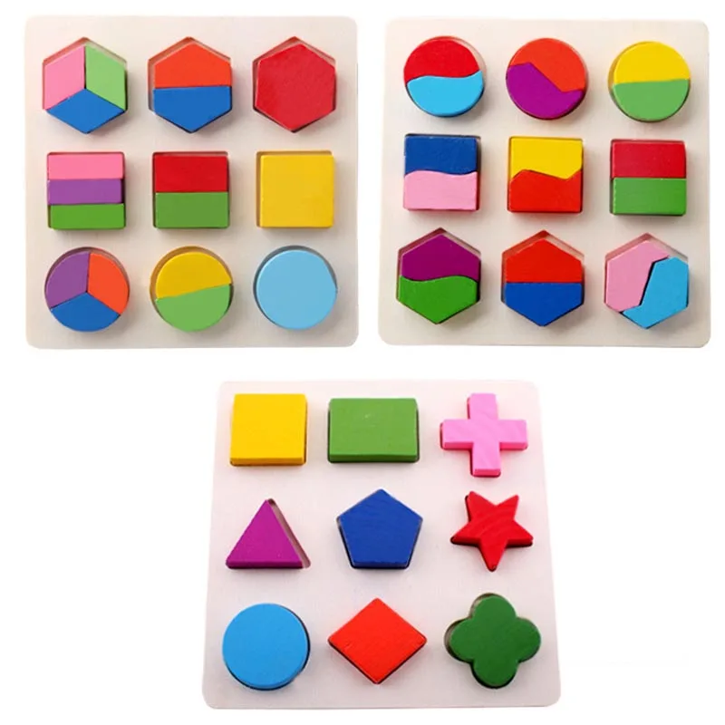 Wooden Geometric Shapes Montessori Puzzle Sorter Toy Math Bricks Preschool Learning Educational Game Baby Toys for Children
Wooden Geometric Shapes Montessori Puzzle Sorter Toy Math Bricks Preschool Learning Educational Game Baby Toys for Children