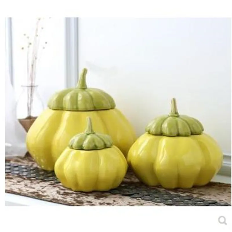 Creative home decorations, creative ceramic pumpkin crafts, storage jars, office restaurant bar decoration gifts
Creative home decorations, creative ceramic pumpkin crafts, storage jars, office restaurant bar decoration gifts