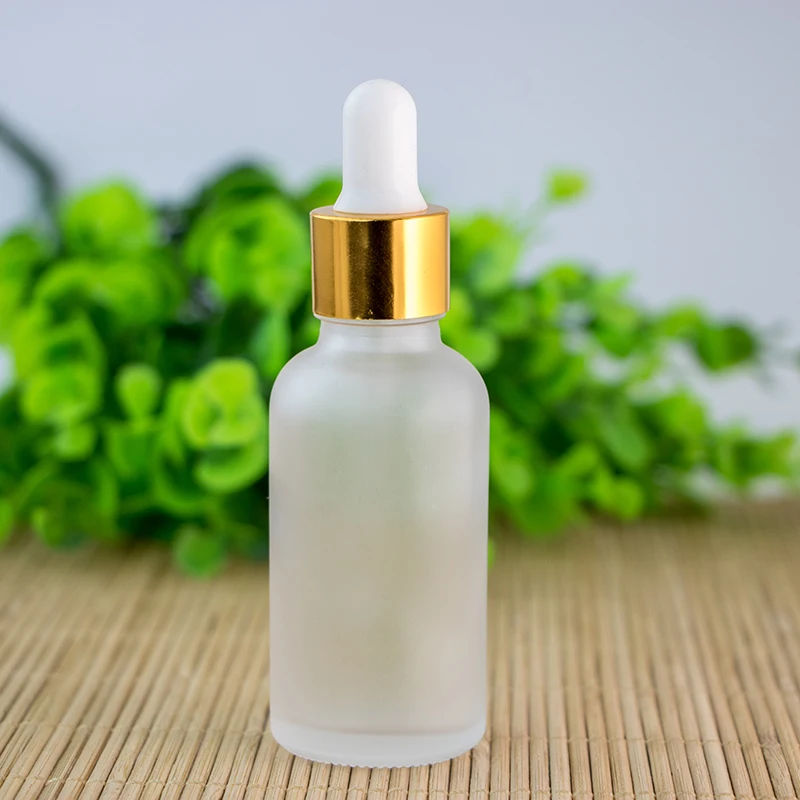 660pcs/lot Frosted clear 30ml glass bottle cosmetic packaging glass serum dropper bottle with black gold silver aluminum cap
660pcs/lot Frosted clear 30ml glass bottle cosmetic packaging glass serum dropper bottle with black gold silver aluminum cap