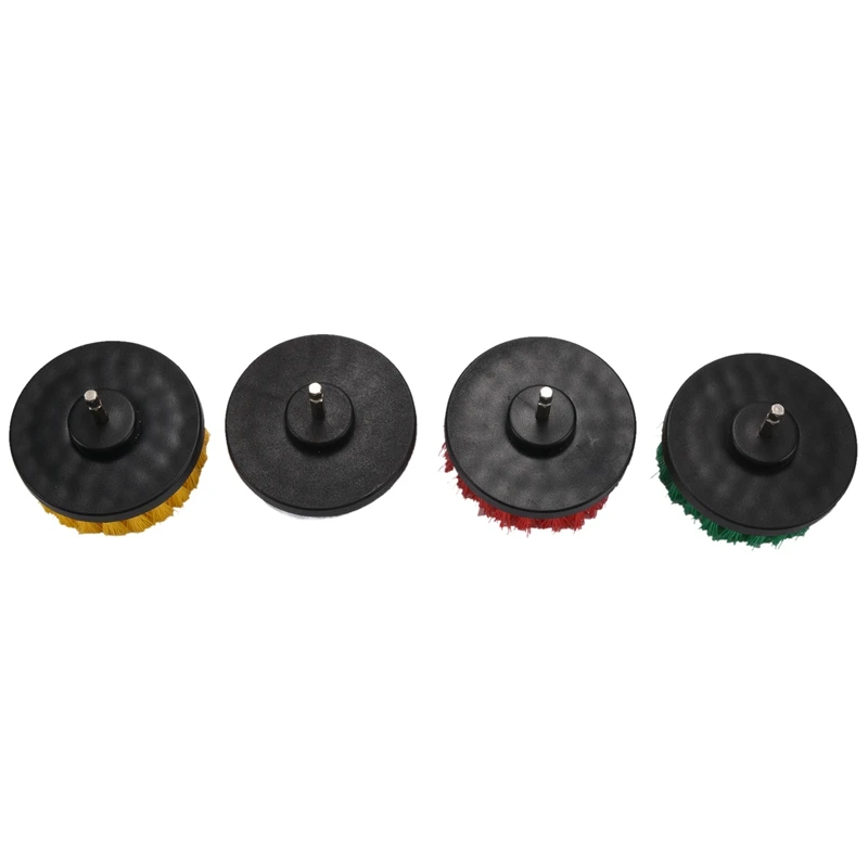 4In 4 Piece Soft, Medium and Stiff Power Scrubbing Brush Drill Attachment for Cleaning Showers, Tubs, Bathrooms, Tile, Grout, Ca
4In 4 Piece Soft, Medium and Stiff Power Scrubbing Brush Drill Attachment for Cleaning Showers, Tubs, Bathrooms, Tile, Grout, Ca