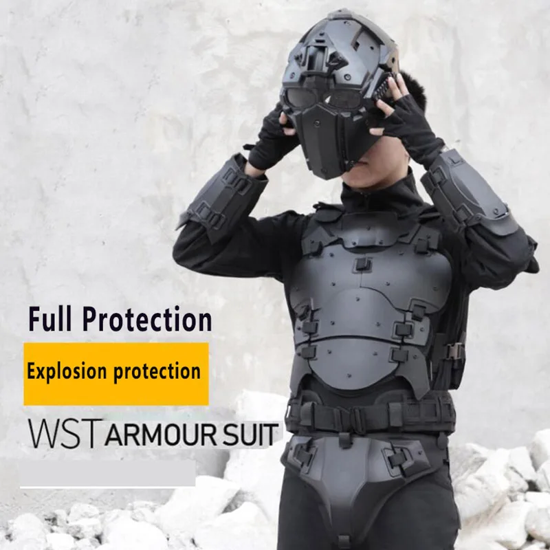 Tactical Armor Suit Bulletproof Plate Protection Vest With Elbow Pads Detachable Explosion-proof Vest Shooting Paintball Vest
Tactical Armor Suit Bulletproof Plate Protection Vest With Elbow Pads Detachable Explosion-proof Vest Shooting Paintball Vest
