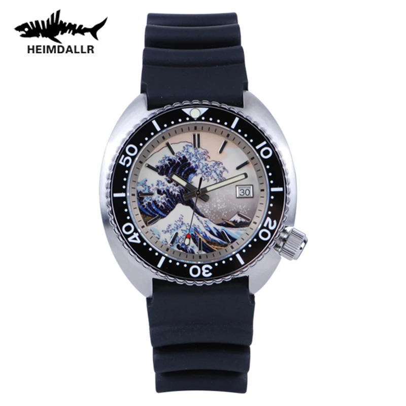 Heimdallr Men Automatic Mechanical Watch Men NH35 Sapphire Kanagawa Surfing 3D Full Luminous Dial Mechanical Watches 300m Diver
Heimdallr Men Automatic Mechanical Watch Men NH35 Sapphire Kanagawa Surfing 3D Full Luminous Dial Mechanical Watches 300m Diver