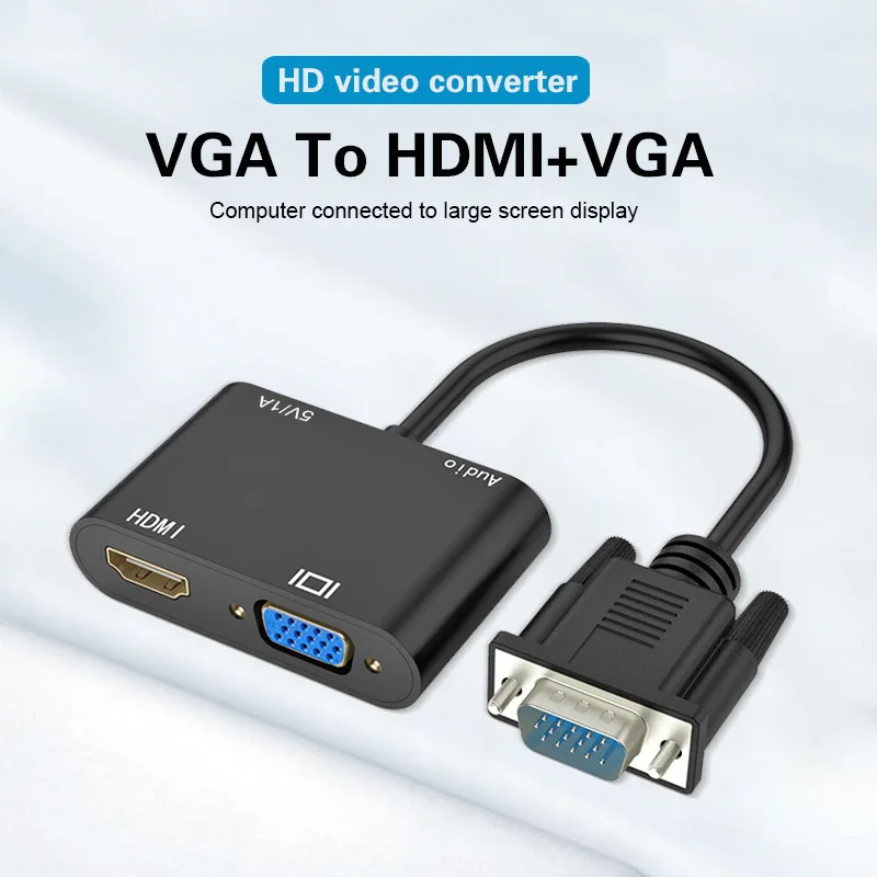 Vga To Hdmi Vga Audio Power Supply Conversion Line Vga To Hdmi Multi-Function Converter
Vga To Hdmi Vga Audio Power Supply Conversion Line Vga To Hdmi Multi-Function Converter