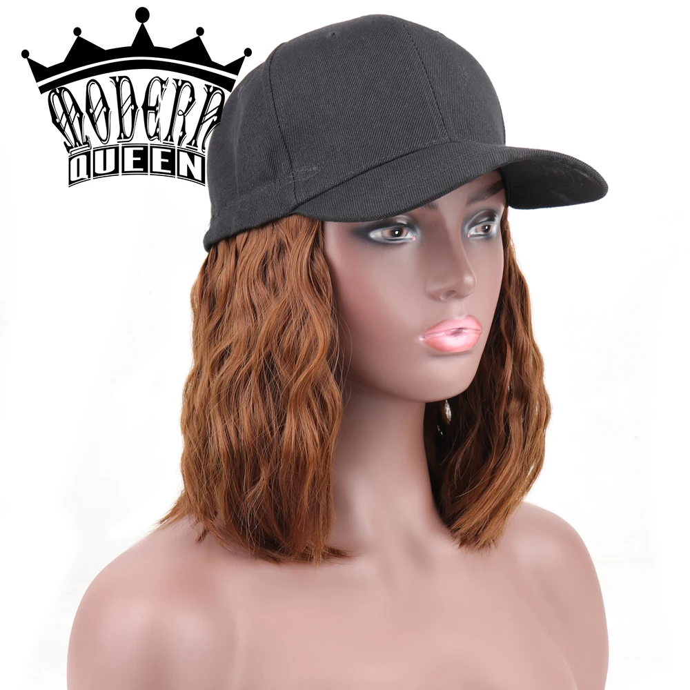 Short 10 Inches Curl Baseball Cap with Hair Synthetic Fashion Bob Baseball Cap Hair Wigs Heat Resistant Fiber For Girl Outdoors
Short 10 Inches Curl Baseball Cap with Hair Synthetic Fashion Bob Baseball Cap Hair Wigs Heat Resistant Fiber For Girl Outdoors