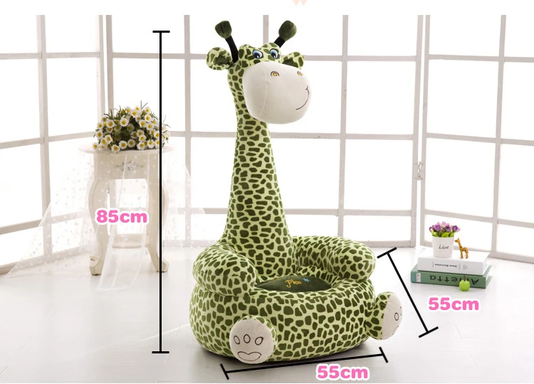Cartoon Kids Seats Sofa Comfortable PP Cotton Animal Giraffe Small Big Size Baby Portable Chair Gifts for Children
Cartoon Kids Seats Sofa Comfortable PP Cotton Animal Giraffe Small Big Size Baby Portable Chair Gifts for Children