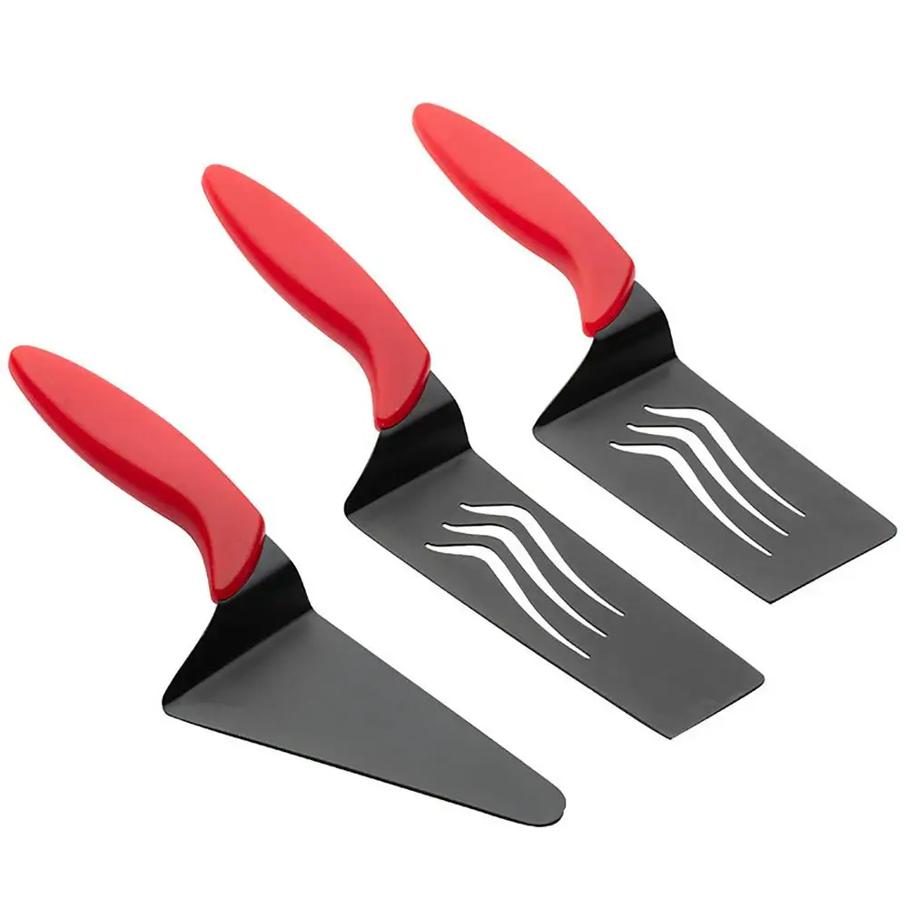 Stainless Steel Pizza Cutter Set Multi-functional Metal Spatula Set Available For Pizza Pie Cake Cutting And Flat Cooking
Stainless Steel Pizza Cutter Set Multi-functional Metal Spatula Set Available For Pizza Pie Cake Cutting And Flat Cooking