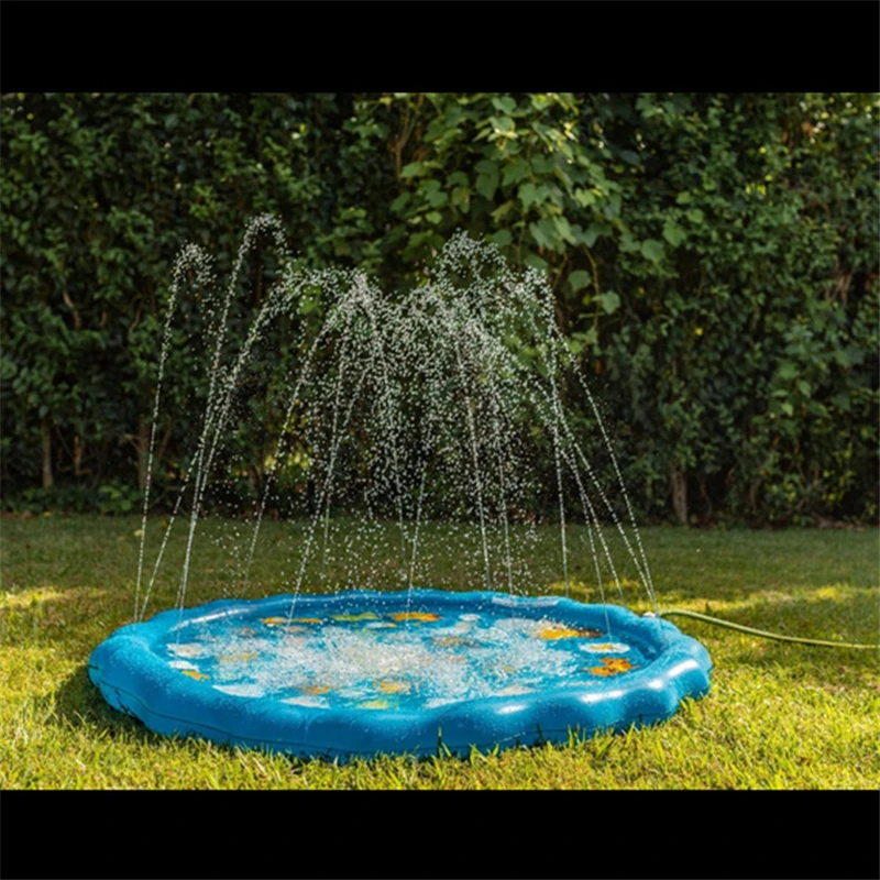 170cm Kids Inflatable Water spray pad Round Water Splash Play Pool Playing Sprinkler Mat Yard Outdoor Fun Swimming Pools
170cm Kids Inflatable Water spray pad Round Water Splash Play Pool Playing Sprinkler Mat Yard Outdoor Fun Swimming Pools