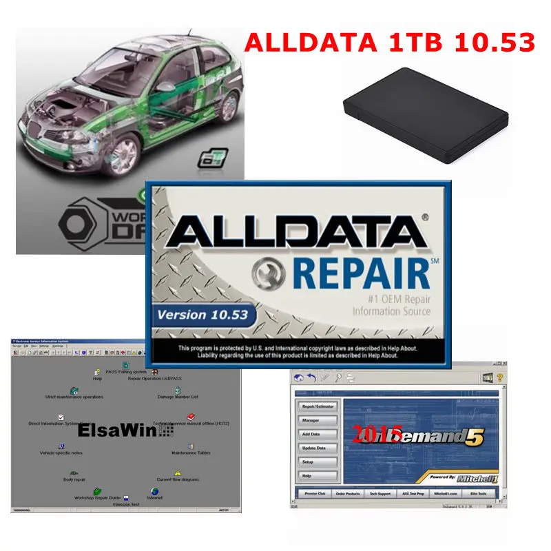 2020 Hot sale Car Repair Software Alldata 10.53 Mit//chell OD5 2015V 1TB HDD Harddisk alldata auto repair software
2020 Hot sale Car Repair Software Alldata 10.53 Mit//chell OD5 2015V 1TB HDD Harddisk alldata auto repair software