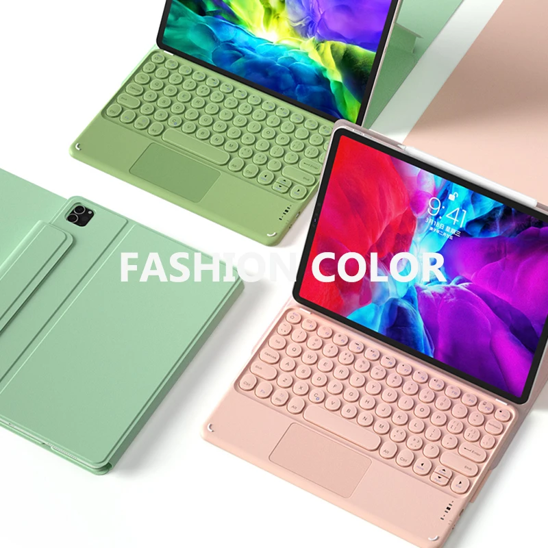 The keyboard case is suitable for iPad 10.9 and iPad Pro 11 inches, 2021 iPad keyboard Bluetooth with touchpad and pen holder
The keyboard case is suitable for iPad 10.9 and iPad Pro 11 inches, 2021 iPad keyboard Bluetooth with touchpad and pen holder