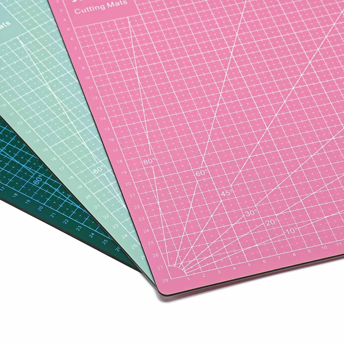 A3 PVC Cutting Mat Board Durable Self-healing DIY Sewing Student Art Paper Cutting Engraving Cut Pad Leather Craft Tool
A3 PVC Cutting Mat Board Durable Self-healing DIY Sewing Student Art Paper Cutting Engraving Cut Pad Leather Craft Tool