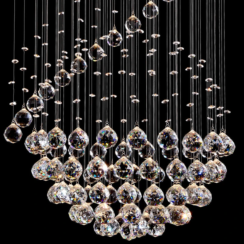Qyartistry Modern Crystal Chandelier For Stair Spiral Design LED Crystal Lamp Luxury Hanging Indoor Hallway Lighting Fixture
Qyartistry Modern Crystal Chandelier For Stair Spiral Design LED Crystal Lamp Luxury Hanging Indoor Hallway Lighting Fixture