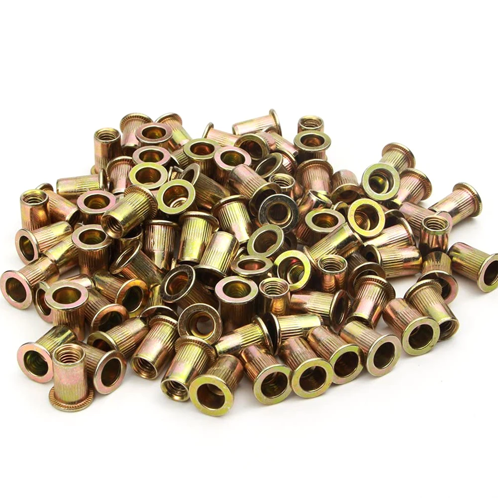 500Pcs M3 M4 M5 Knurled Nuts Rivnut Flat Head Threaded Rivet Insert Nutsert Cap Rivet Nut Hexagon Screws Zinc Rivet Screw Nut
500Pcs M3 M4 M5 Knurled Nuts Rivnut Flat Head Threaded Rivet Insert Nutsert Cap Rivet Nut Hexagon Screws Zinc Rivet Screw Nut