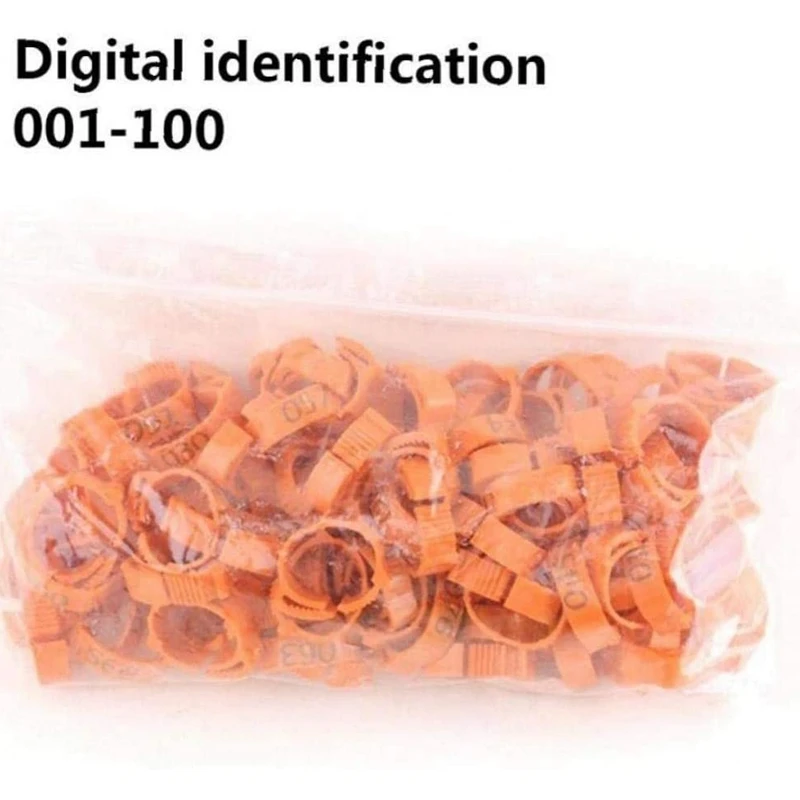 100Pcs Chicken Identification Leg Bands Tags Poultry Leg Bands Bird Leg Bands Duck Leg Bands Clip-on Rings 
100Pcs Chicken Identification Leg Bands Tags Poultry Leg Bands Bird Leg Bands Duck Leg Bands Clip-on Rings