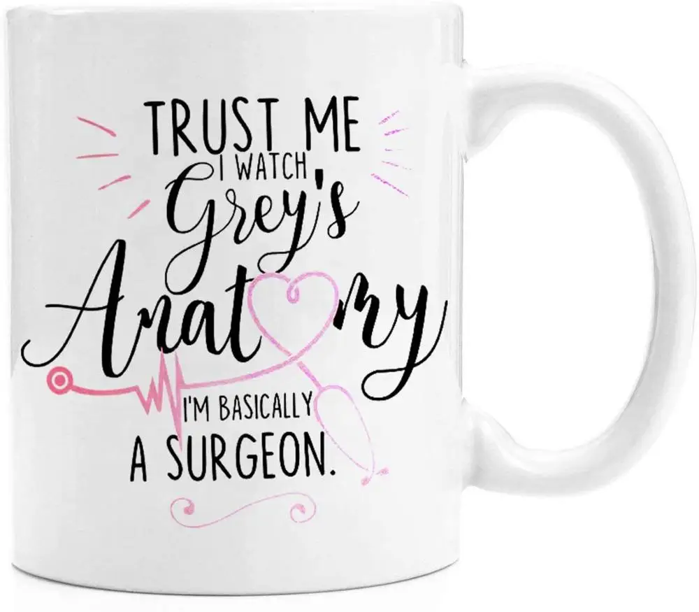 Interesting 11oz Ceramic Coffee Cup-believe Me, I Will See The Gray Anatomy, I Am Basically A Surgeon-a Unique Birthday Gift For
Interesting 11oz Ceramic Coffee Cup-believe Me, I Will See The Gray Anatomy, I Am Basically A Surgeon-a Unique Birthday Gift For