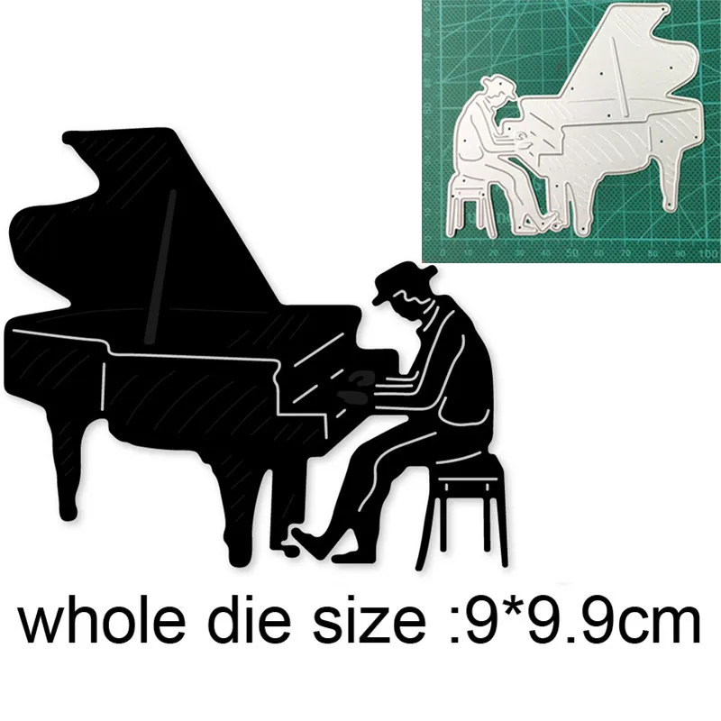 2021 new metal dies man playing piano cutting dies Stencils dies for DIY Scrapbooking Craft Paper Cards making embossing die cut
2021 new metal dies man playing piano cutting dies Stencils dies for DIY Scrapbooking Craft Paper Cards making embossing die cut