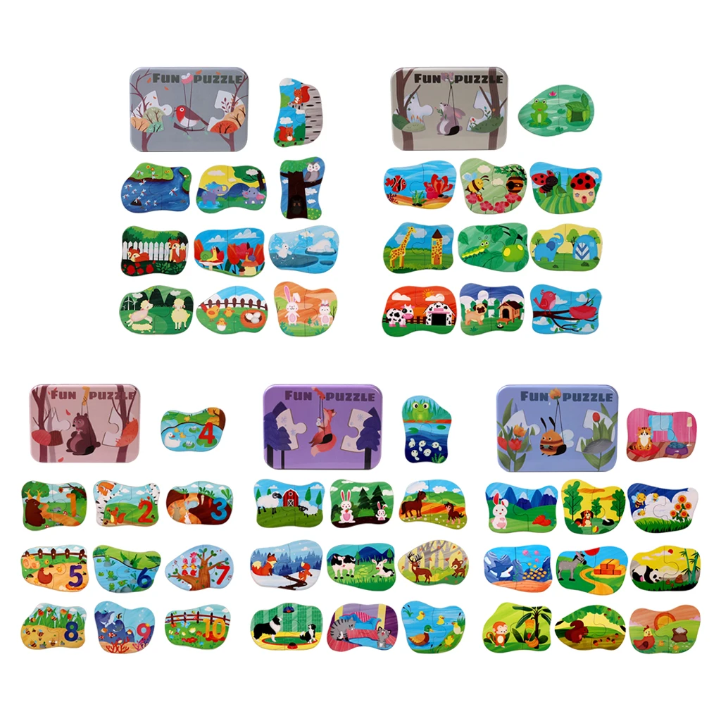 Matching Game Jigsaw Puzzle Game Educational Toys for Children 0-3 Years Old, Blocks Game for Preschool Learning
Matching Game Jigsaw Puzzle Game Educational Toys for Children 0-3 Years Old, Blocks Game for Preschool Learning