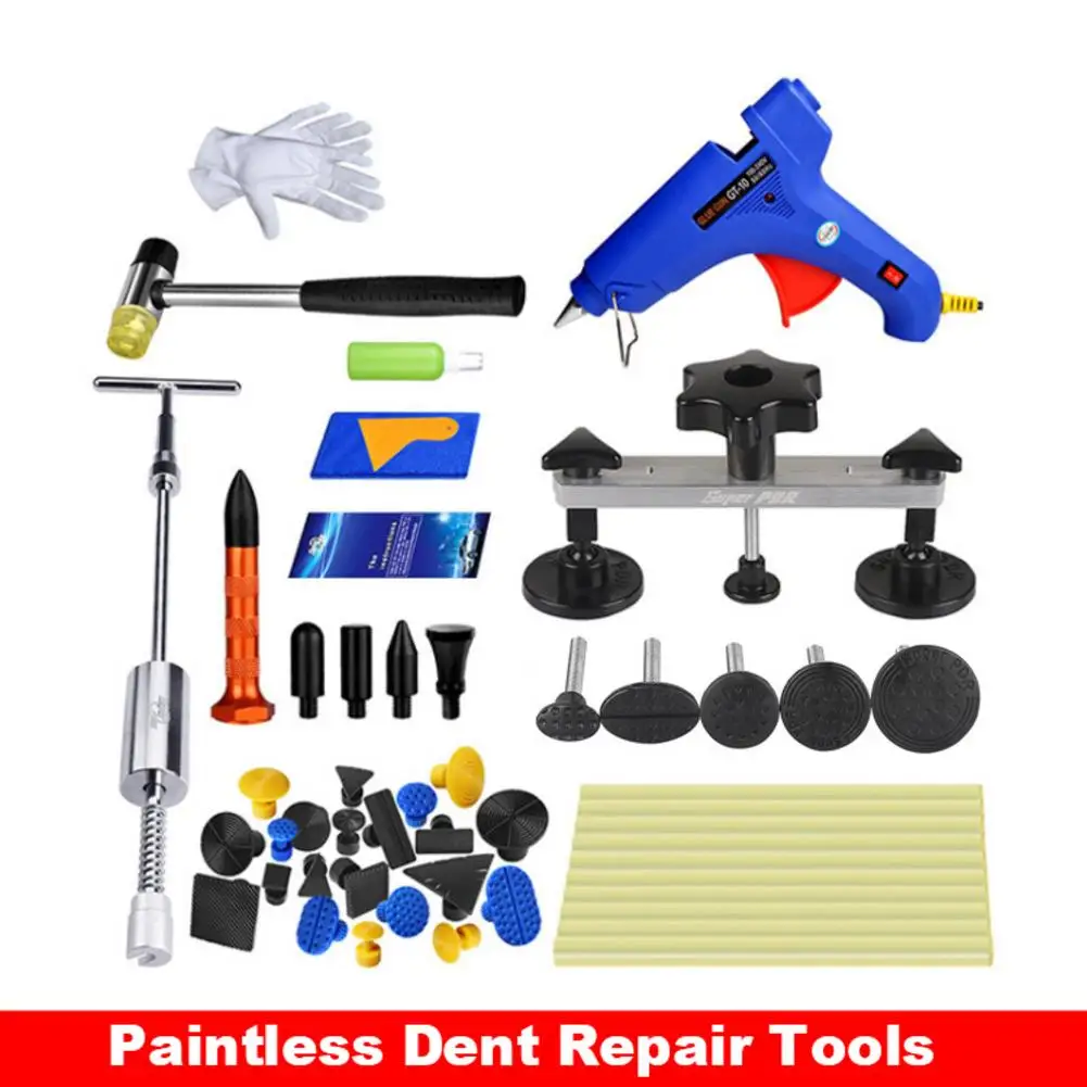 50PCS Dent Puller Kit Dent Scratches Remover for Car Body Dent Repair Auto Dent Repair Tool
50PCS Dent Puller Kit Dent Scratches Remover for Car Body Dent Repair Auto Dent Repair Tool