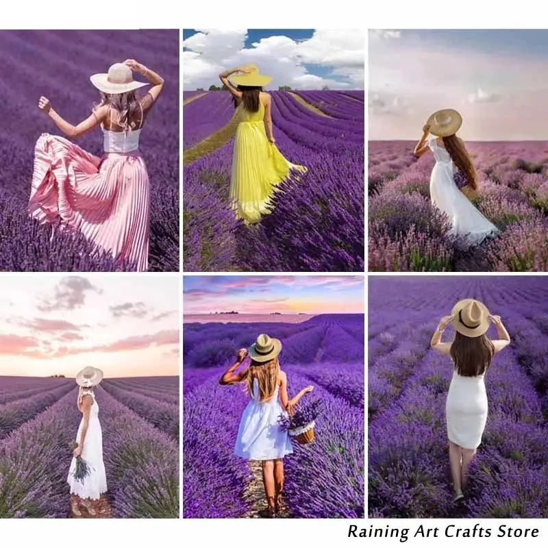 5D Diy Diamond Painting Fashion Lady Lavender Flower Garden Full Drill Embroidery Cross Stitch Kits Mosaic Pictures Home Decor
5D Diy Diamond Painting Fashion Lady Lavender Flower Garden Full Drill Embroidery Cross Stitch Kits Mosaic Pictures Home Decor