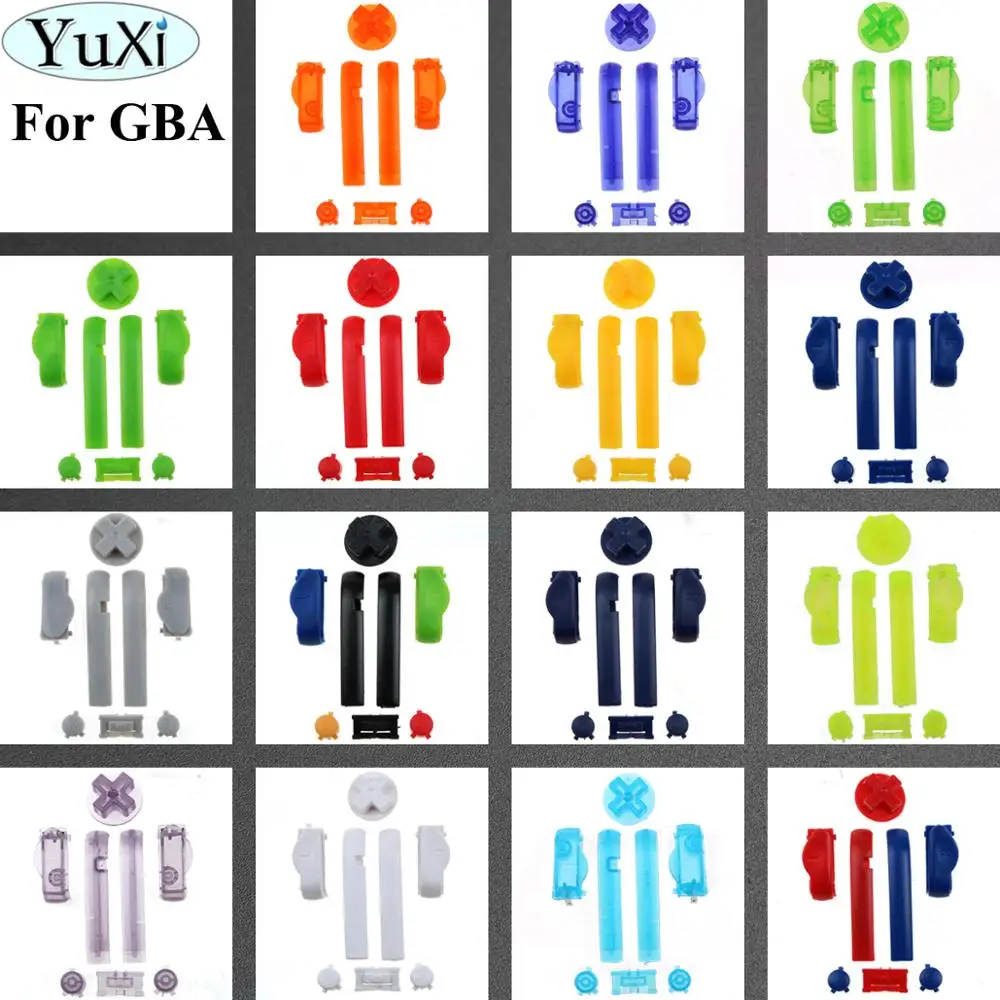 YuXi Colorful AB L R Buttons Keypads for Gameboy Advance Buttons Frame for GBA D Pads Power ON OFF Buttons
YuXi Colorful AB L R Buttons Keypads for Gameboy Advance Buttons Frame for GBA D Pads Power ON OFF Buttons