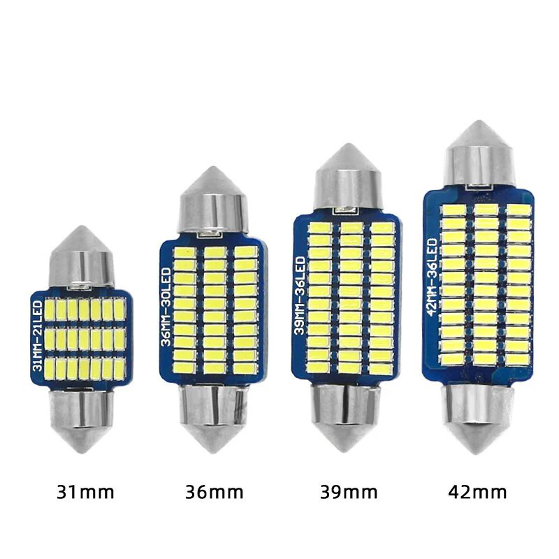 Car C5W Canbus 31/36/39/41MM 3014 21/30/36 Led Error Free Interior Reading Light Clearance Bulbs Auto Plate Lamp White 12V
Car C5W Canbus 31/36/39/41MM 3014 21/30/36 Led Error Free Interior Reading Light Clearance Bulbs Auto Plate Lamp White 12V