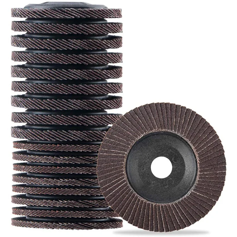 Flap Disc 20 Pack Flap Wheel for Grinders 4 Inch Grinding Wheel for Metal Wood Sanding Polishing
Flap Disc 20 Pack Flap Wheel for Grinders 4 Inch Grinding Wheel for Metal Wood Sanding Polishing