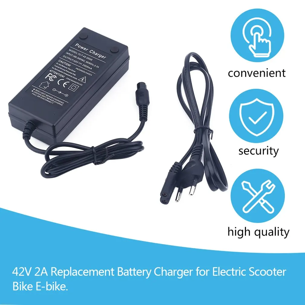 Outdoor 42V 2A 1pc Drive Traction Balance Intelligent Auto Wheel Balancing Scooter Hover Border Power Battery Charger EU Plug
Outdoor 42V 2A 1pc Drive Traction Balance Intelligent Auto Wheel Balancing Scooter Hover Border Power Battery Charger EU Plug