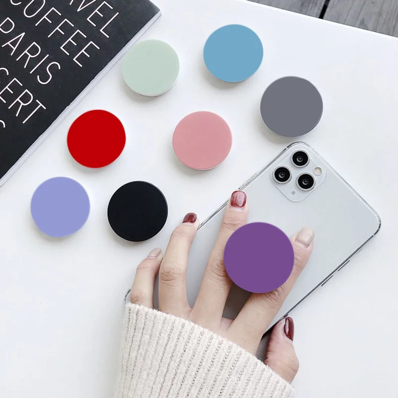 Universal Round Solid Cell Phone Grip Stand Finger Holder Support Telephone for IPhone 12 Pro Max 11 Samsung S21 Griptok Bracket
Universal Round Solid Cell Phone Grip Stand Finger Holder Support Telephone for IPhone 12 Pro Max 11 Samsung S21 Griptok Bracket