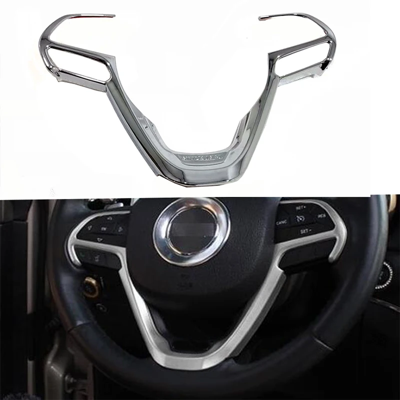 For Jeep Grand Cherokee 2014 2015 2016 2017 2018 ABS U-Shaped Steering Wheel Chrome Interior Frame Cover Trim
For Jeep Grand Cherokee 2014 2015 2016 2017 2018 ABS U-Shaped Steering Wheel Chrome Interior Frame Cover Trim