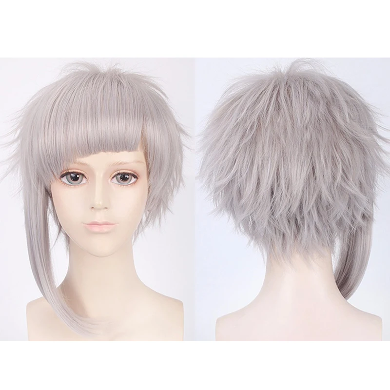 Anime Bungo Stray Dogs Nakajima Atsushi Wig Cosplay Cotume Uniform Suits Halloween Full Set Strap Trousers Short Silver Gray Wig
Anime Bungo Stray Dogs Nakajima Atsushi Wig Cosplay Cotume Uniform Suits Halloween Full Set Strap Trousers Short Silver Gray Wig