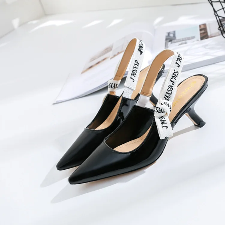2019 Butterfly Knot Belt Slingbacks 5.5cm High Heels Women Dress Shoes Summer Fashion Ladies Shoes
2019 Butterfly Knot Belt Slingbacks 5.5cm High Heels Women Dress Shoes Summer Fashion Ladies Shoes