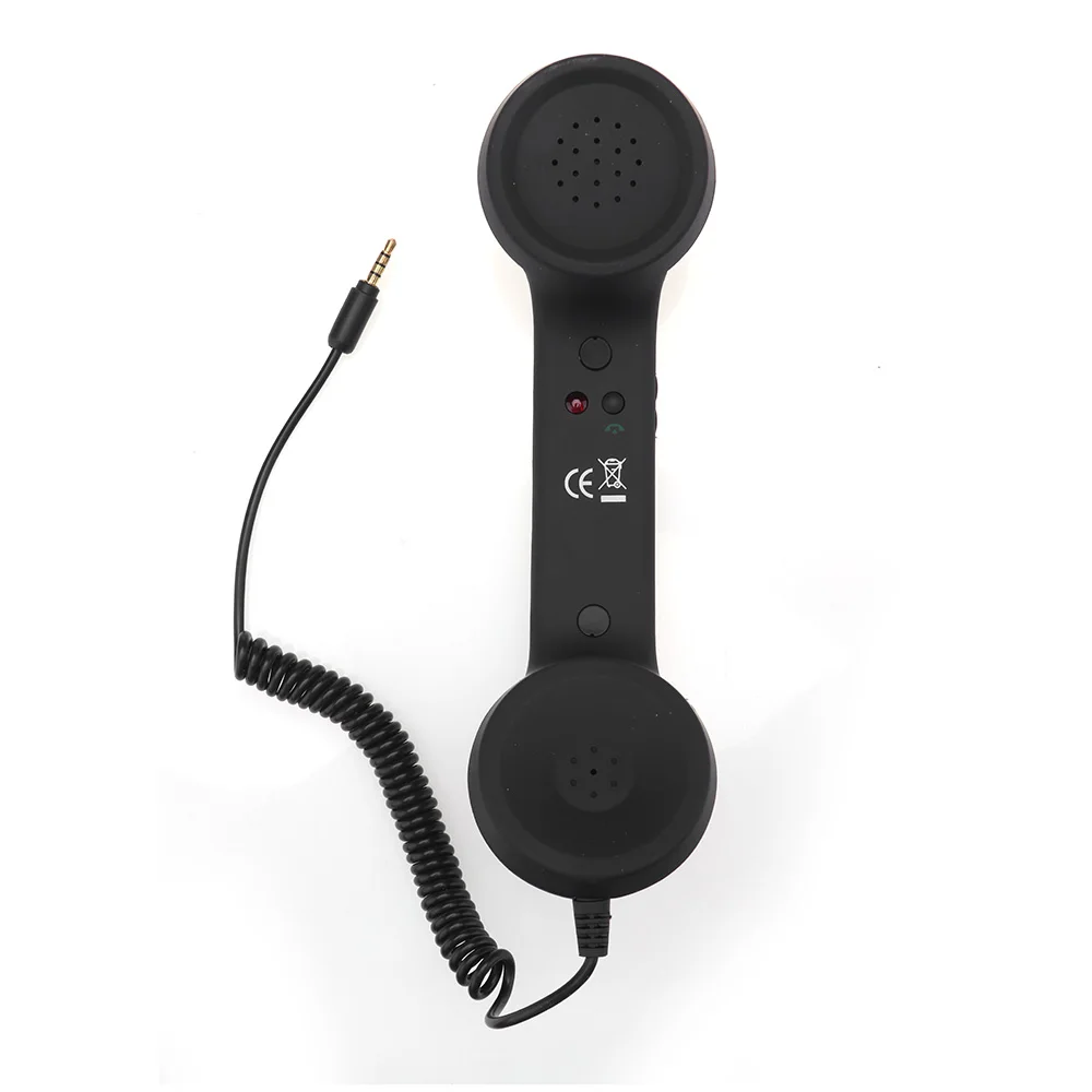 Powstro 3.5mm Radiationproof Receivers Retro Phone Telephone Handset Classic Headphone Microphone for Iphone PC Tablet
Powstro 3.5mm Radiationproof Receivers Retro Phone Telephone Handset Classic Headphone Microphone for Iphone PC Tablet