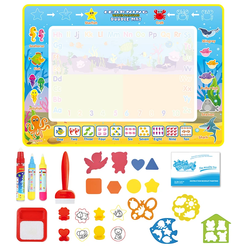 100x70cm Kids Magic Water Drawing Mat Ocean Life Theme Coloring Doodle Mat Painting Board Early Educational Toys Birthday Gift
100x70cm Kids Magic Water Drawing Mat Ocean Life Theme Coloring Doodle Mat Painting Board Early Educational Toys Birthday Gift