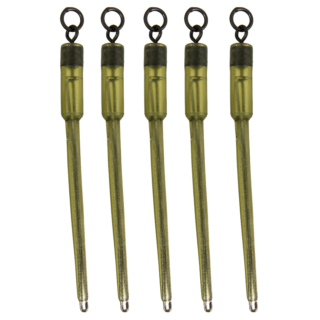 60pcs Barrel Swivel with Connector Solid Rings Fishing with High Strength And