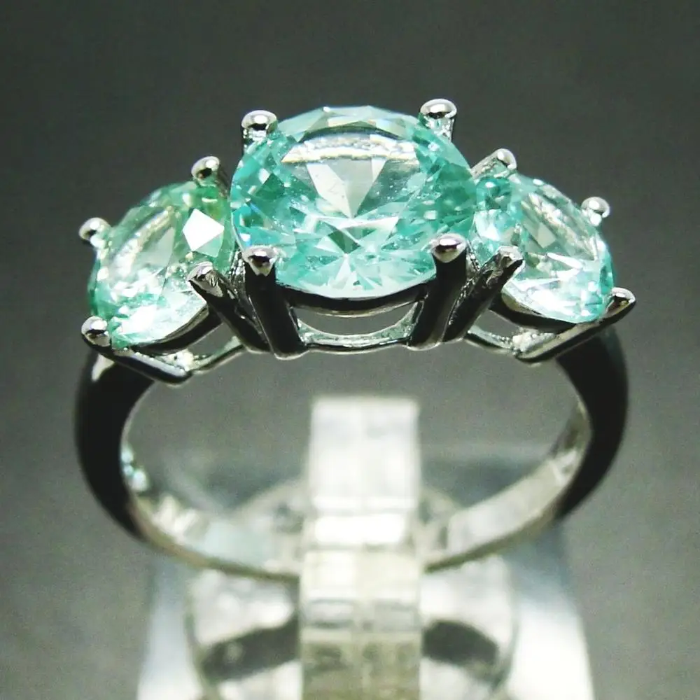 Hot Selling 925 Sterling Silver Green Spinel Three Stone Women's Ring For Engagement Wedding Ring Jewelry Gift
Hot Selling 925 Sterling Silver Green Spinel Three Stone Women's Ring For Engagement Wedding Ring Jewelry Gift